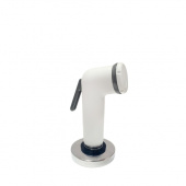 Barka 03.62.03112 - DS0313 Straight Trigger Shower With Holder And Hose White Plastic Hose 2m