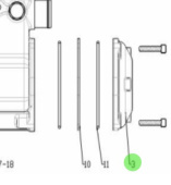 Nanni Diesel 970312793 - Heat Exchanger Cover for T6 Series Engines