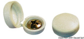 Osculati Shore Caps Snap-On Screw Head Covers for 3.5/4.2 mm Screws – White, Black, Teak