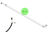 Steyr 2178732-1 - Oil Hose 505 mm for C Gearbox on Steyr Engines