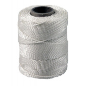 Cavalieri White Polyester Paraffin Treated Sewing Thread 0.5mm 100m