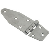 Euromarine Semi-oval Stainless Steel Hinge - Captive Pin - 13