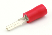 Male Spade Connector - Red, 2.8 x 0.5 mm, 100 pcs.