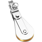 Barton 91301 – High Load Wire Block Fixed Eye 45mm, Plain Bearing, Ø45mm Sheave, Max Rope 5mm