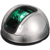 Attwood LightArmor - Navigation Light - Vertical - Stainless Steel - Green