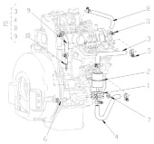 Nanni Diesel 48100570 - RSGU CLAMP 45 (ADAPT TUYAU ENTREE COUDE ) for N2.10