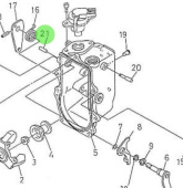 Nanni Diesel 970310907 - Pin for Engine Stop Lever and Regulator Adjustment