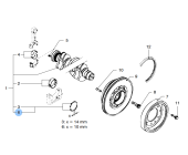 Vetus VD20776 - Thrust Washer, Standard 2.00mm DT(A)66