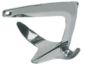 Osculati Trefoil® AISI 316 Mirror Polished Stainless Steel Claw Anchor