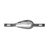 Tecnoseal Magnesium Teardrop Type Bolt-On Sacrificial Anodes with Slotted Holes