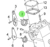 Nanni Diesel 970314884 - Throttle Control Spring for N4.85 and N4.100 Engines