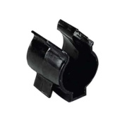 Nuova Rade 45230 - Plastic Support Clip, Adjustable, Ø25/32mm, Black (20 pcs)