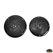 Trem L4680526 - Pair of Super Slim Waterproof Speakers 5,25" Black Color