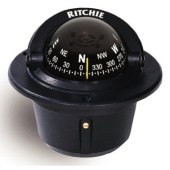 Ritchie Compass Explorer F50 Flush Mount - Black