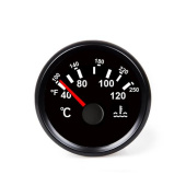 Hollex Cooling Water Temperature Gauges 120°C, 9–32V, Ø59 mm, IP67