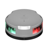 Lopolight 101-005-FB - Tricolor Navigation Light Port-Starboard 112.5° Stern 135° 1 NM Flat Base