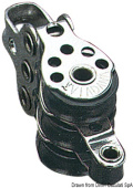 Viadana Micro Triple Block with Hoist for Rope up to 5 mm, 17 mm Sheaves