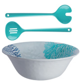 Marine Business Mare Salad Bowl + Cutlery Blue (3 pcs.)