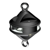 Lopolight 300-112G2-H1C-B - Navigation Light 3NM 360° White, Hoist, Black Anodized