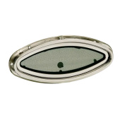 Pompanette S516FIX-6-SS - Ss Flagship Series 196x457mm 6-19mm Elliptical Fixed Stainless Steel Portlight