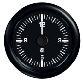 Uflex 60531RK - Ultra Black Quartz Analog Clock