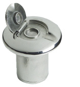 Osculati Waste Deck Filler 38 mm AISI 316 - Opening Lid