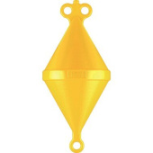 Plastimo 43431 - Mooring Buoy With Eyelets Yellow Ø 28cm