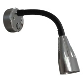 Casolux Mary Flex Touch Dim Black Leather Wall Light