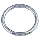 A4 Polished Round Welded Ring Ø10 X 60mm