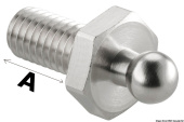 Osculati 10.442.51 - Loxx Stainless Steel Male Snap Fastener with Knurled Ring N. 5