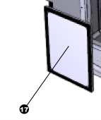 Isotherm SGC00485AA - Side Door with Gasket for BI-172 Built-In Refrigerator/Freezer