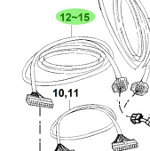 Bukh 00112-5S197 - Standard Cluster Wiring Harness 7 m for R210J and S270J Engines