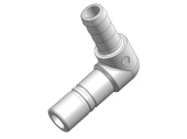 Whale WX1591 - 15mm Stem Elbow to 1/2" Barb (2 pcs)