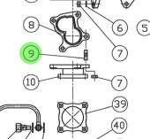 Bukh 503N2361 - M8x16 Stud for DV32, DV36, and DV48 Engines