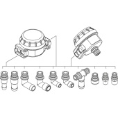 Johnson Pump 09-47092 - KlickTite T-Connection for 19 mm Hose Barbs
