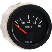 VDO 332-010-003K - Cockpit Vision Voltmeter 8-16V 52mm 12V STB