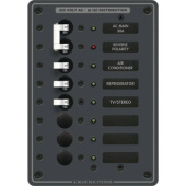 Blue Sea AC Panel 7 White Toggles