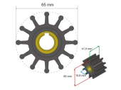 Albin 06-01-018 - Premium Impeller Kit
