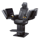 Norsap 8955 - 4000 Comfort L Seat, XL Column, With Flat Base 60/87 Black