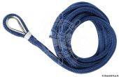 Osculati Double Braided Polyester Mooring Line with Stainless Steel Thimble