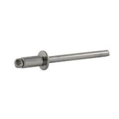 Euromarine A4 Stainless Steel Flat Head Open Blind Rivets Ø4–5 mm, 8–30 mm