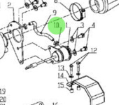 Nanni Diesel 970310171 - Clamp for Fuel Filter and Injection Line Assemblies