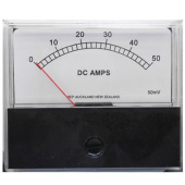 BEP Marine Ammeter DC 0-50A 50mV Contour Series