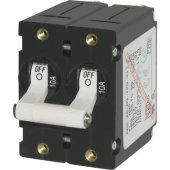 Blue Sea A-Series Toggle Circuit Breaker White 40A Bipolar