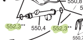 RM69 RM552.3 Sea Lock Lever O-Rings, 2 pcs