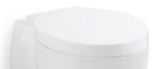 Tecma T-623 - Plastic Seat and Lid With Soft Closing (White) Privilege/New Evolution