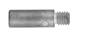 Tecnoseal 02045-1 - Cummins Pencil Anode Zinc Only Ø 12,5 L.30