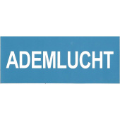 Marine Breathing Air Pipe Identification Sticker, Dutch, Soft PVC, 200×80 mm