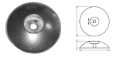 Allpa Aluminum Round Anode For Rudder, Ø110mm