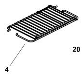 Isotherm SBE00224AA – Internal Shelf for CR42 C-Series (Classic, Elegance, Clean Touch) Fridges